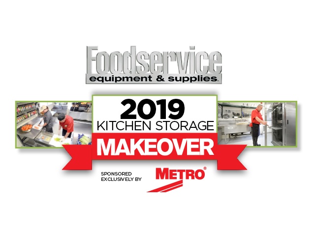 Graphic reading, "Metro and FES present the 2019 Kitchen Storage Makeover"