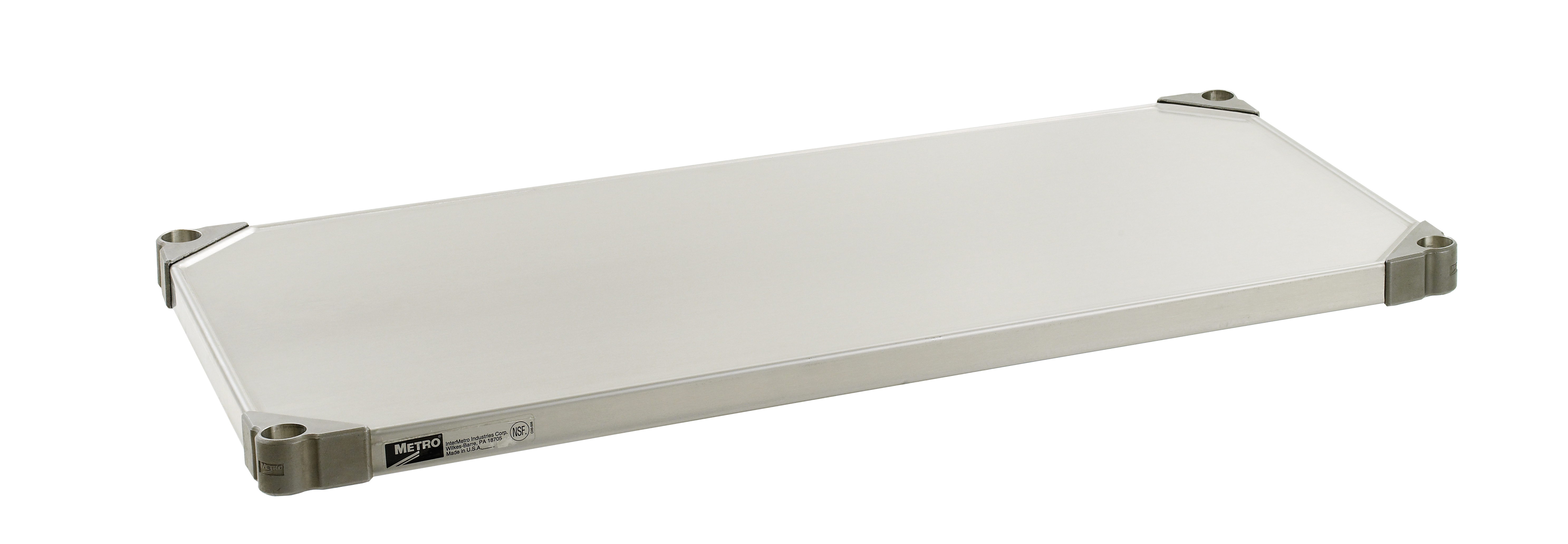 Metro solid stainless steel shelf 