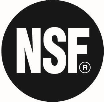 Black and white NSF Logo