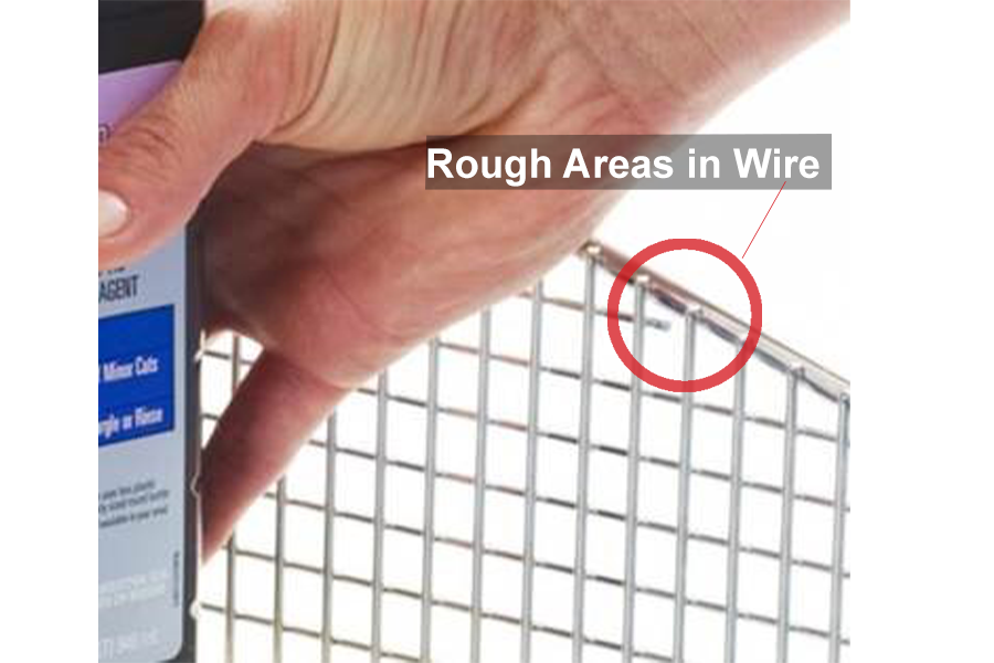 Rough Areas in Wire