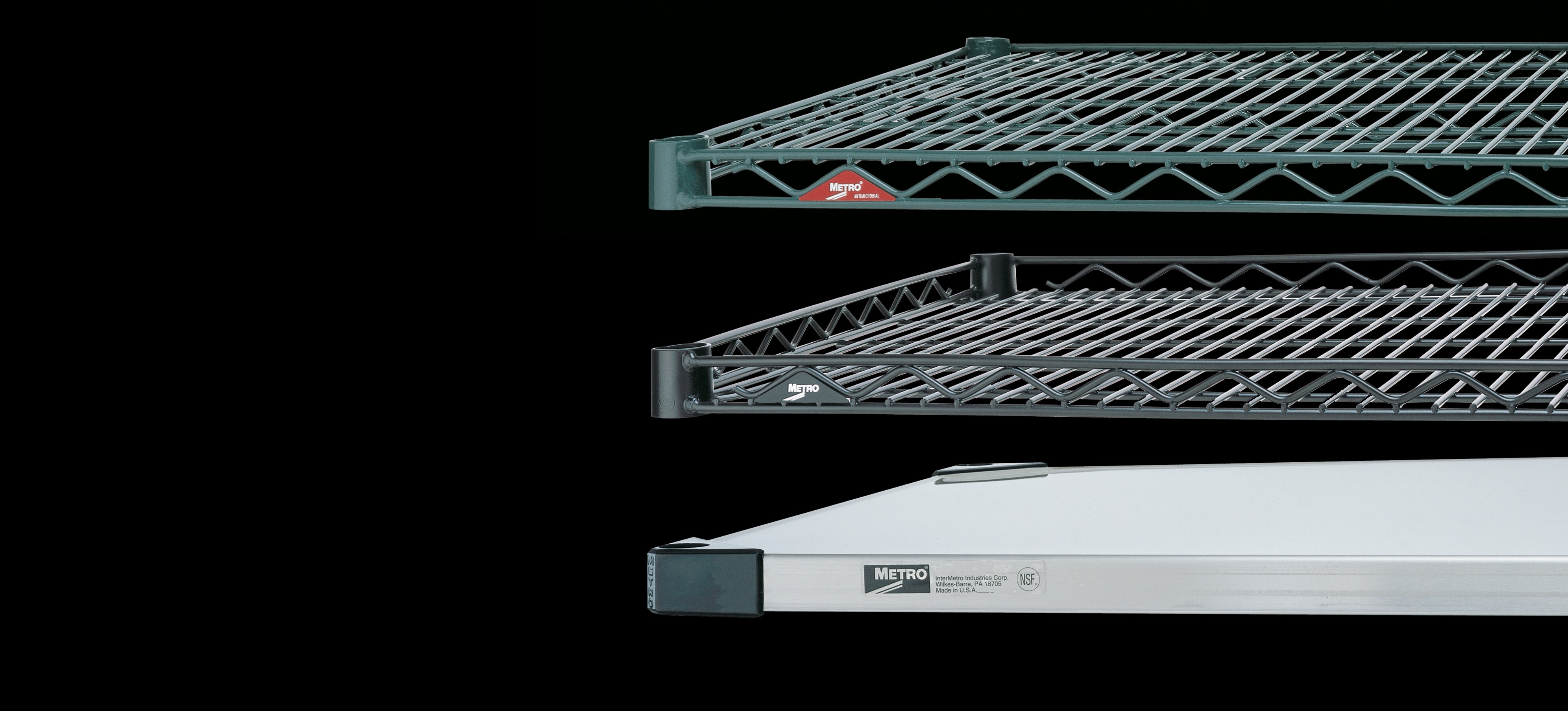 wire vs solid shelving